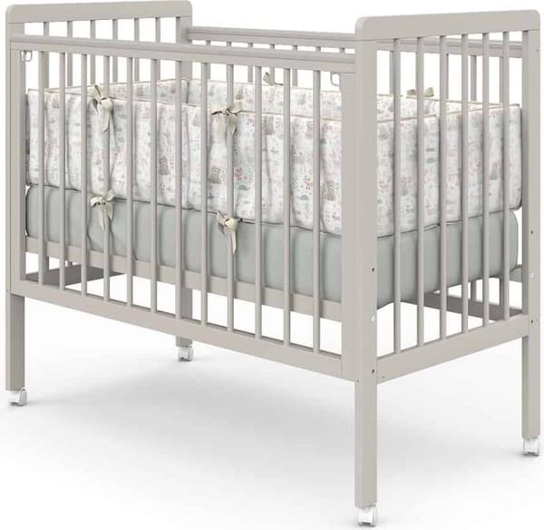 Детская кроватка Атон Baby Master Ariel 04 колесо дерево 3