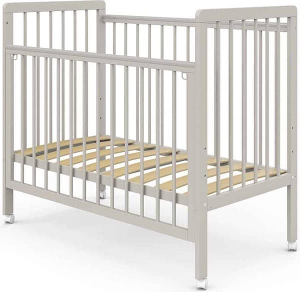Детская кроватка Атон Baby Master Ariel 04 колесо дерево 6