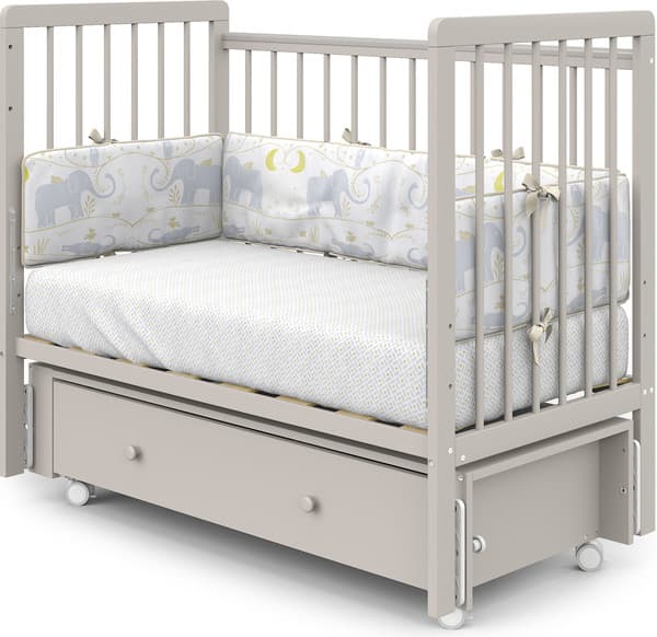 Детская кроватка Атон Baby Master Ariel 05 ящик-маятник колесо 6
