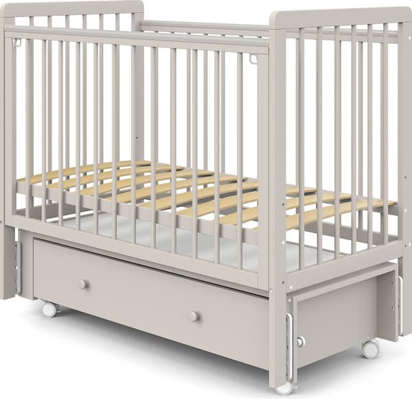 Детская кроватка Атон Baby Master Ariel 05 ящик-маятник колесо 2