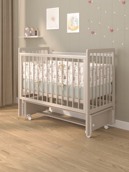 Детская кроватка Атон Baby Master Ariel 06 маятник колесо 10