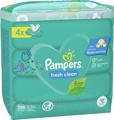 Влажные салфетки детские Pampers Fresh Clean 4