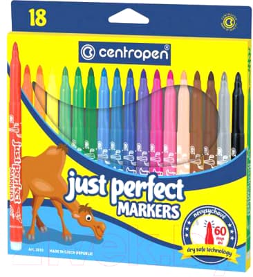 Фломастеры Centropen Just Perfect / 2510 1801