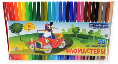 Фломастеры Centropen Пингвины / 7790 3086