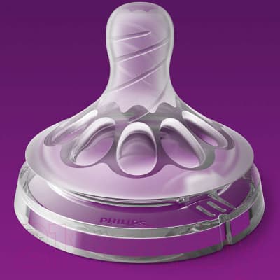 Набор сосок Philips AVENT Natural для густых жидкостей / SCF046/27 4