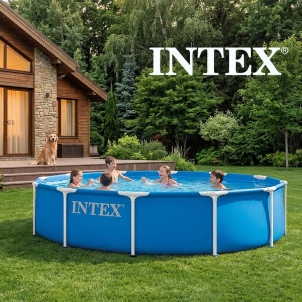 Каркасный бассейн Intex Metal Frame / 56996/28212 2