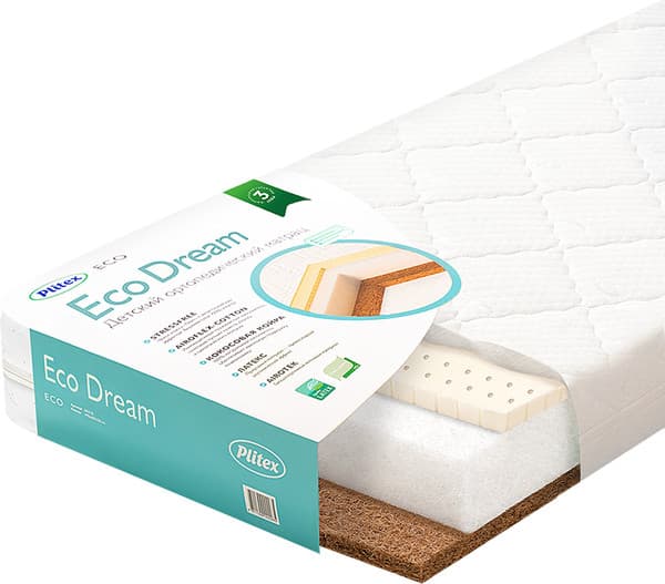 Матрас в кроватку Plitex EcoDream ЭКД-01 (ЭКД-119-01)