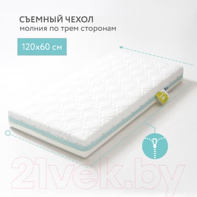 Матрас в кроватку Plitex EcoLux ЭКЛ-01 (ЭКЛ-119-01) 4