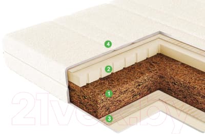 Матрас в кроватку Vegas Kids Cocolatex 55x115 3