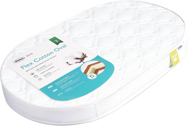 Матрас в кроватку Plitex Flex Cotton Oval ФК-01/3 5