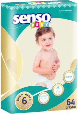 Подгузники детские Senso Baby Junior Extra 6