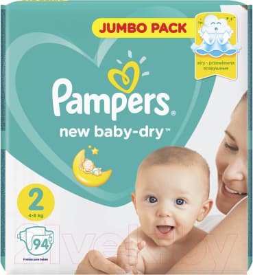 Подгузники детские Pampers New Baby-Dry 2 2