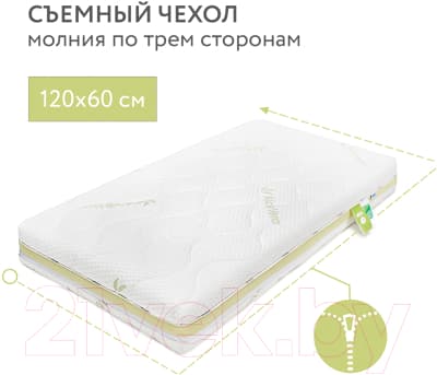 Матрас в кроватку Plitex Aloe Vera Simple АВ-05/1 3