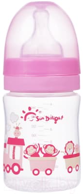 Бутылочка для кормления Sun Delight С широким горлышком / 31565