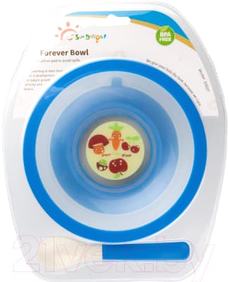 Набор столовых приборов для кормления Sun Delight На присоске 33027 2