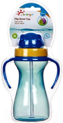 Поильник Sun Delight 33936 с трубочкой