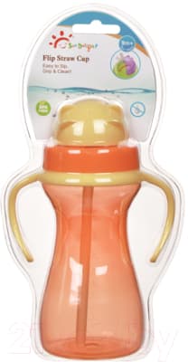 Поильник Sun Delight 33936 с трубочкой