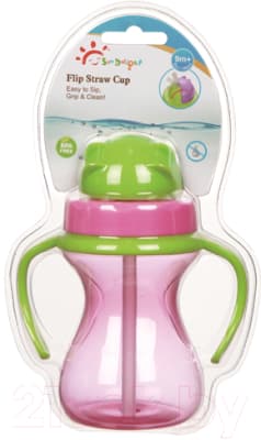 Поильник Sun Delight 33937 с трубочкой