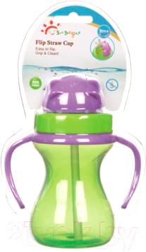 Поильник Sun Delight 33937 с трубочкой