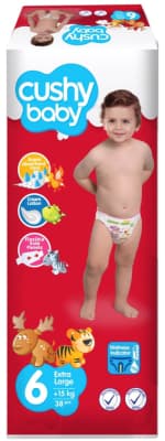 Подгузники детские Cushy Baby Jumbo Extra Large