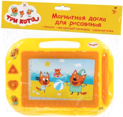 Доска для рисования Играем вместе Три кота / B1515226-3CATS 3