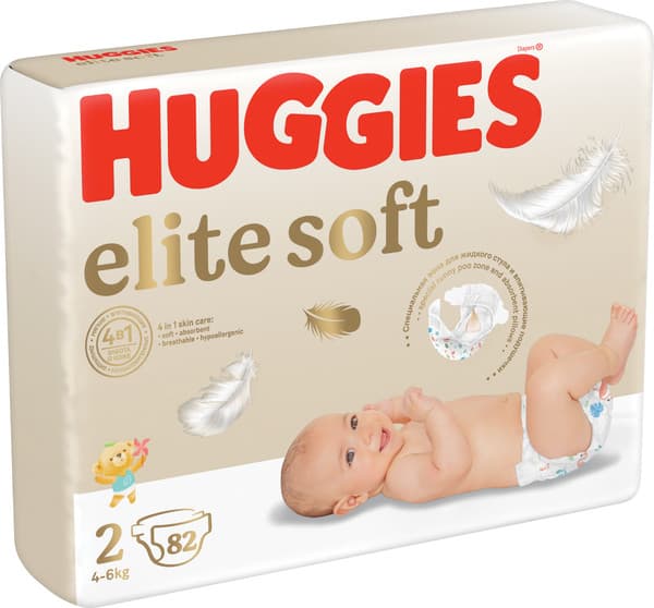 Подгузники детские Huggies Elite Soft 2 Mega 4-6кг 2