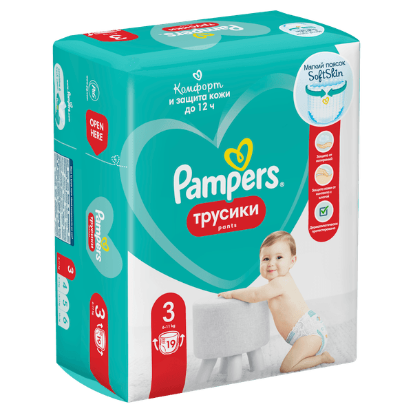 Подгузники-трусики детские Pampers Pants 3 Midi 10