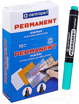 Маркер перманентный Centropen 2.5мм / 8566 0110 3