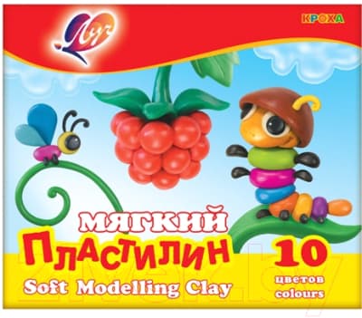 Пластилин восковой ЛУЧ Кроха / 12С 875-08 2