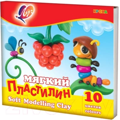 Пластилин восковой ЛУЧ Кроха / 12С 875-08