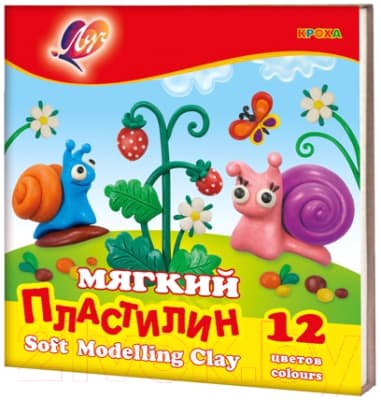 Пластилин восковой ЛУЧ Кроха / 23С 1484-08 2