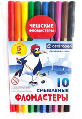 Фломастеры Centropen Пингвины / 7790 1086