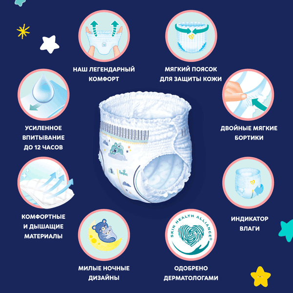 Подгузники-трусики детские Pampers Pants 3 Midi 3