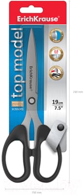 Ножницы канцелярские Erich Krause Top Мodel / 50015 4