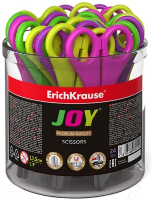 Ножницы канцелярские Erich Krause Joy / 15602 4