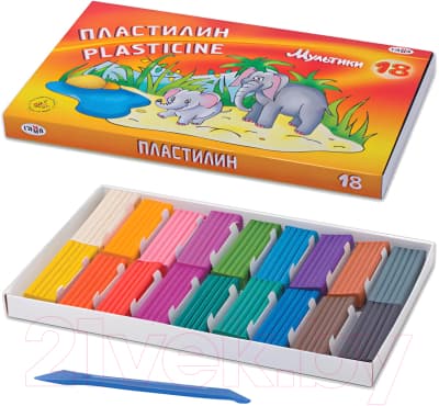 Пластилин ГАММА Мультики / 280028 2