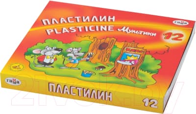 Пластилин ГАММА Мультики / 280018