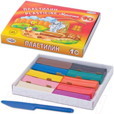 Пластилин ГАММА Мультики / 280017 2
