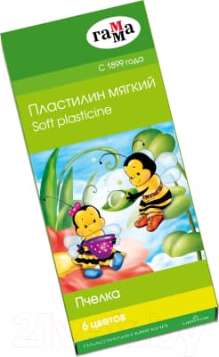 Пластилин ГАММА Пчелка / 280029Н 2