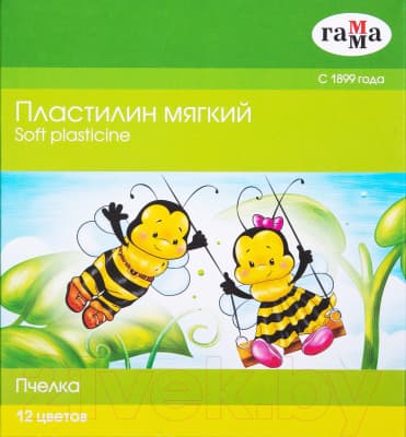 Пластилин ГАММА Пчелка / 280032Н