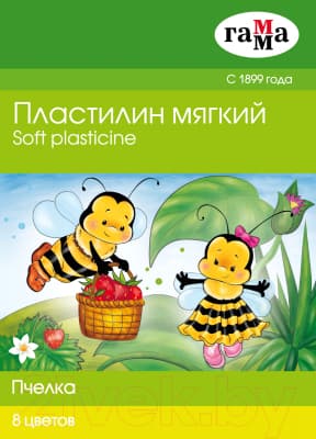 Пластилин ГАММА Пчелка / 280038Н