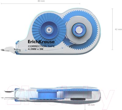 Корректор для текста Erich Krause Techno White Mini / 21885 3