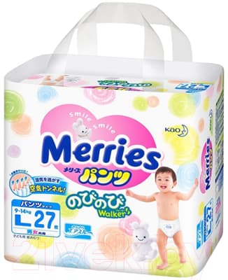Подгузники-трусики детские Merries Econom L 2