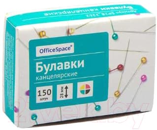 Булавки канцелярские OfficeSpace SP28-2262