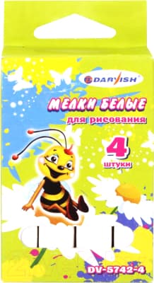 Набор мела канцелярского Darvish DV-5742-4