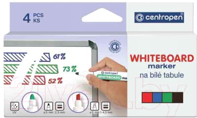 Набор маркеров Centropen 2.5мм / 8559 0401 7