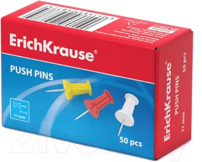 Кнопки канцелярские Erich Krause 24877