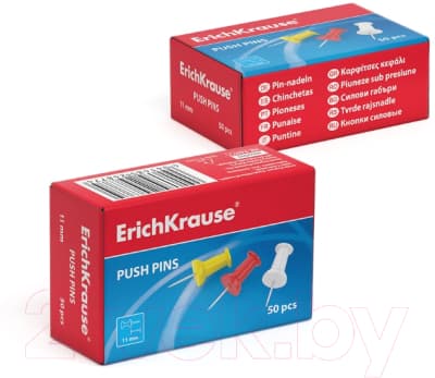 Кнопки канцелярские Erich Krause 24877 4