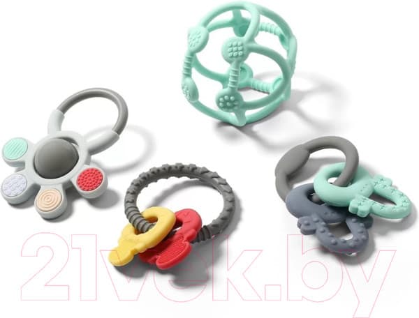 Прорезыватель для зубов BabyOno Ortho 0м+ / 489/01 4