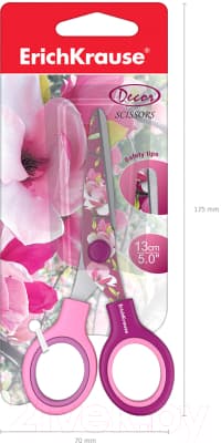 Ножницы канцелярские Erich Krause Junior Decor Magnolia / 14598 6